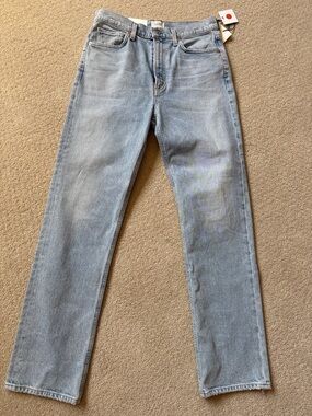 NWT Citizens Of Humanity Daphne high rise stovepipe  Light Blue Straight Jeans